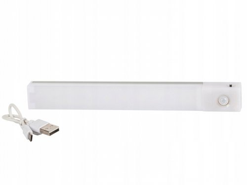Verk 12273 LED svetlo pod skrinku s pohybovým senzorom, USB biela