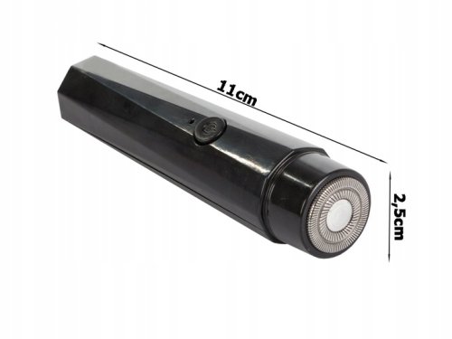 Verk 01803 Mini elektrický holicí strojek 2 v 1 černý