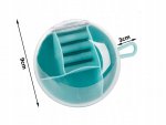 Verk 24310 Přenosný cestovní organizér na šperky modrý