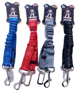 Pronett XJ3409 Bezpečnostný pás pre psa do auta 70 cm červená