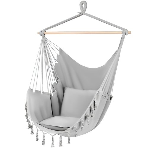 Gardlov 20937 Brazílske závesné hojdacie kreslo 130 x 97 cm šedé