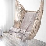Gardlov 20938 Brazílske závesné hojdacie kreslo 130 x 97 cm béžové