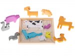 KIK KX5313 Drevené puzzle s domácimi zvieratkami