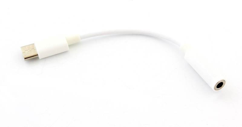 APT AK291A Adaptér 3,5mm jack-Type C, bílý 