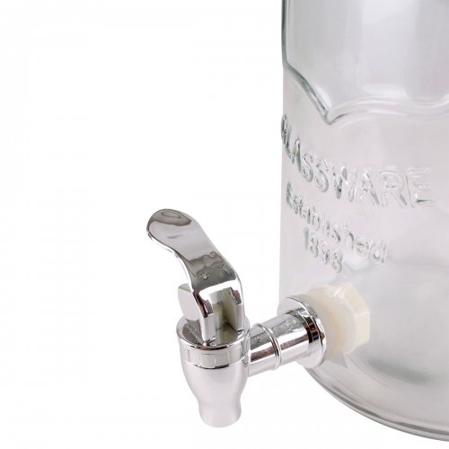 Lex Nádoba na limonádu, skleněná, s kohoutkem, 3,5 l
