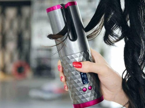 Verk 15925 Inteligentná bezdrôtová kulma na vlasy čierna