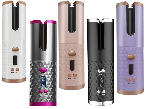 Verk 15925 Inteligentná bezdrôtová kulma na vlasy čierna