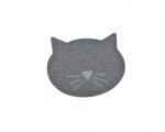 Nuxie Podložka pod misku pre domácich miláčikov 43 x 38 cm šedá