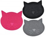 Nuxie Podložka pod misku pre domácich miláčikov 43 x 38 cm šedá