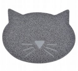 Nuxie Podložka pod misku pro domácí mazlíčky 43 x 38 cm šedá