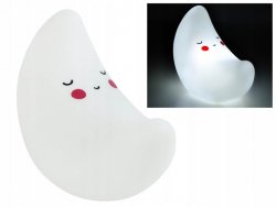 ISO 6341 Noční světýlko LED Měsíček bílá