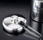 Ruhhy 21159 Nádoba na led 1.3 l se lžičkou a kleštěmi nerez