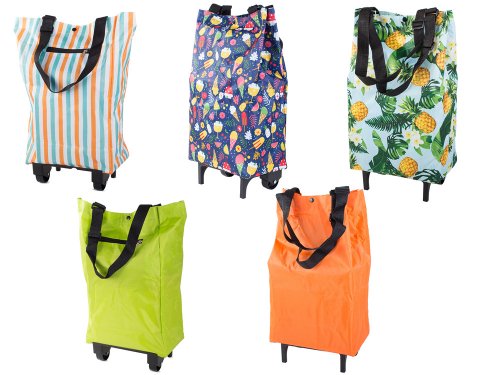 Verk 24135 Nákupní taška na kolečkách 20 L oranžová