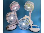 Verk Bezdrôtový skladací ventilátor s LED lampičkou modrobiela
