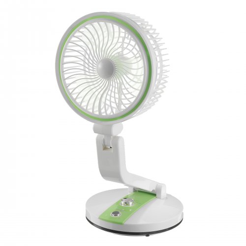 Verk Bezdrôtový skladací ventilátor s LED lampičkou modrobiela