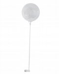 ISO LED svietiace balónik obvod 35 cm číry