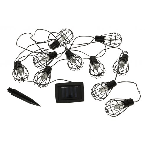 KIK KX4971 Světelný řetěz solární girlanda 10 LED, 3,8 m