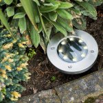 KIK KX4964 Zahradní solární lampa 8 LED 4 ks teplá bílá