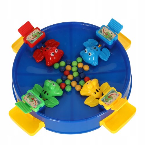 KIK KX4898 Rodinná hra Hungry Frogs, modrá