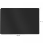 Ruhhy 21792 Ochranná podložka pod kreslá a stoličky PC 130 x 90 cm čierna