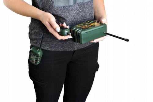 ISO 6499 Vysílačky walkie-talkie plast na baterie 3ks