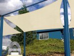 Verk 01887 Plachta proti slnku 4 x 3 m béžová
