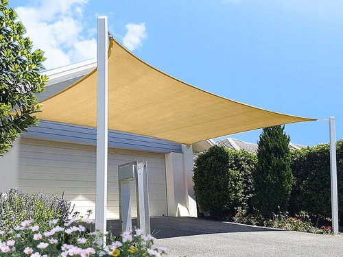 Verk 01887 Plachta proti slnku 4 x 3 m béžová
