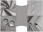 Verk 01887 Plachta proti slnku 4 x 3 m šedá