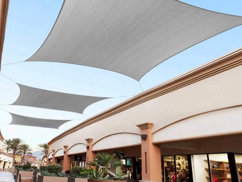 Verk 01887 Plachta proti slnku 4 x 3 m šedá