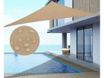Verk 01885 Plachta proti slunci 3 x 3 x 3 m béžová