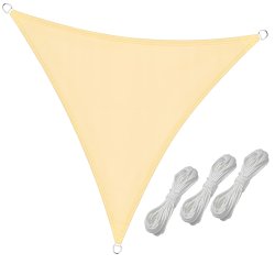 Verk 01885 Plachta proti slnku 3 x 3 x 3 m béžová