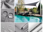 Verk 01885 Plachta proti slunci 3 x 3 x 3 m šedá