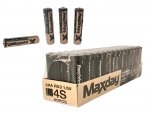 MAXDAY Mikrotužkové AAA baterie 1,5V, 60 ks 