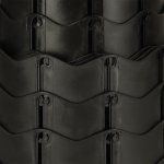 KIK KX4981 Teleskopická skladacia stolička čierna