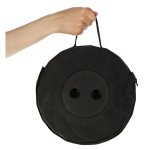 KIK KX4981 Teleskopická skládací židlička černá