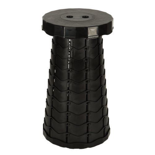 KIK KX4981 Teleskopická skládací židlička černá