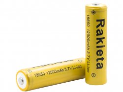 Rakieta Baterie 18650 Li-ion, 3.7V, 12000 mAh 2 ks 