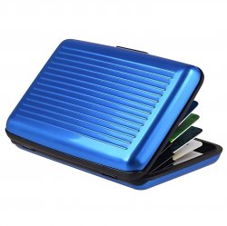 Pronett XJ049 Pouzdro na doklady a peněženka Aluma modrá