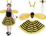 Kruzzel 6614 Karnevalový kostým včielka