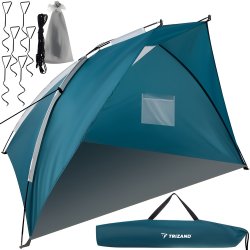 Trizand 20975 Stan plážový 220 x 120 x 120 cm modrošedá