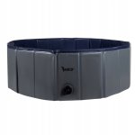 Purlov 20929 Skladací bazénik pre psov 100x30 cm, modro-sivý