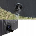 Purlov 20929 Skladací bazénik pre psov 100x30 cm, modro-sivý