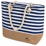 Malatec 21157 Plážová taška 22 L modro-biela