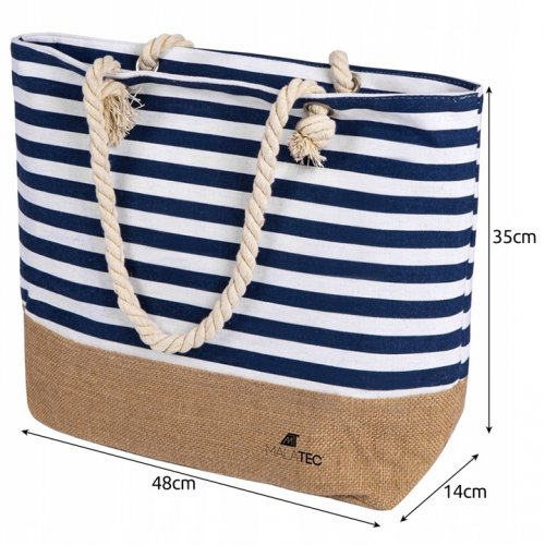 Malatec 21157 Plážová taška 22 L modro-biela