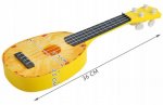 ISO 6153 Gitara ovocie Ananás žltá 37 cm