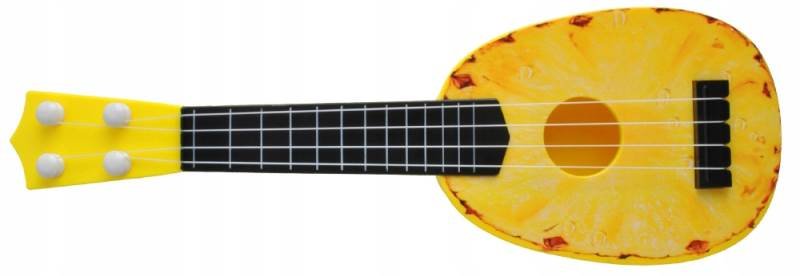 ISO 6153 Gitara ovocie Ananás žltá 37 cm