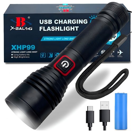 Pronett XJ4808 Taktické svietidlo LED ZOOM XHP99