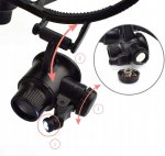 Pronett XJ3613 Hodinárske okuliare LED, 20 x 16 mm