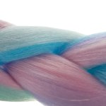 Soulima Kanekalonové copánky Ombre růžovomodré