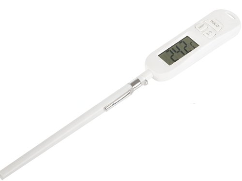 Verk 07177 Kuchyňský teploměr LCD B0713 bílý 